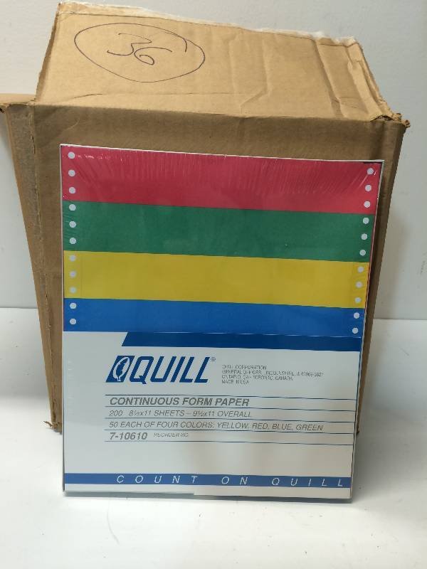 lot 36 image: Quill Form Paper