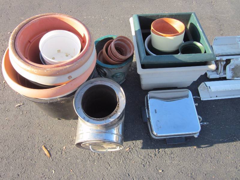 lot 81 image: Rain Gutters, Flower Pots, Etc.