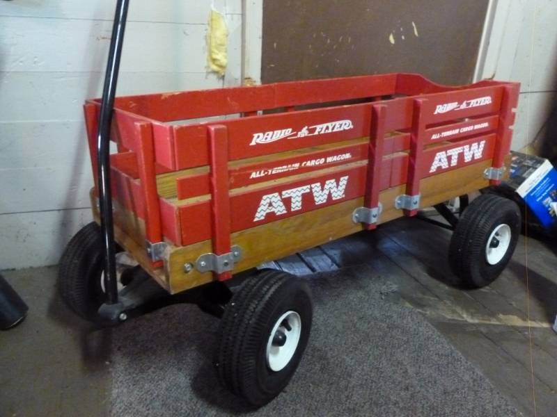 Radio Flyer Wooden Wagon