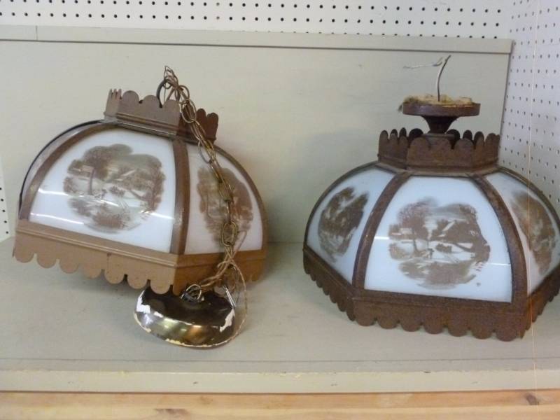 Currier & Ives Hanging Lights