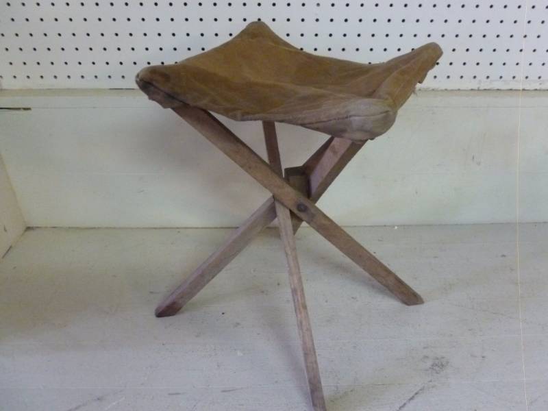 Vintage Camping Stool