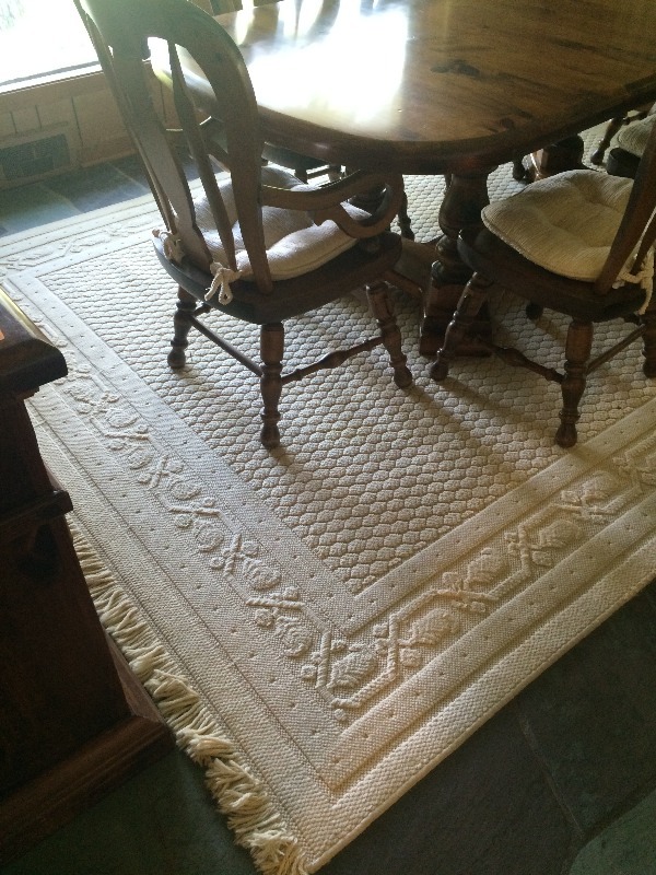 Wool Rug   Measures 11ft x 94 wide