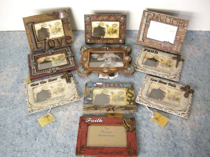lot 55 image: Western Look Photo Frames