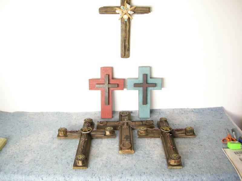 lot 63 image: Larger Crosses