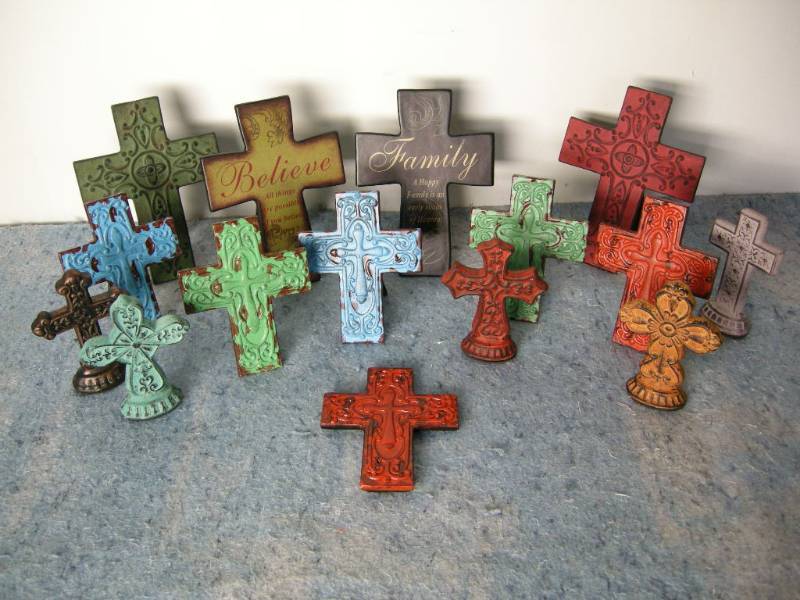 lot 78 image: Terra Cotta Crosses