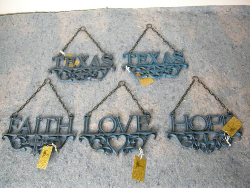 lot 79 image: Cast Iron Wall Hangers