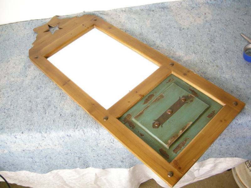 lot 83 image: Western Look Mirror