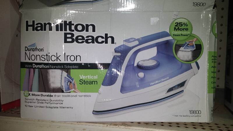 lot 14 image: Nonstick Iron - NIB - Tested and works