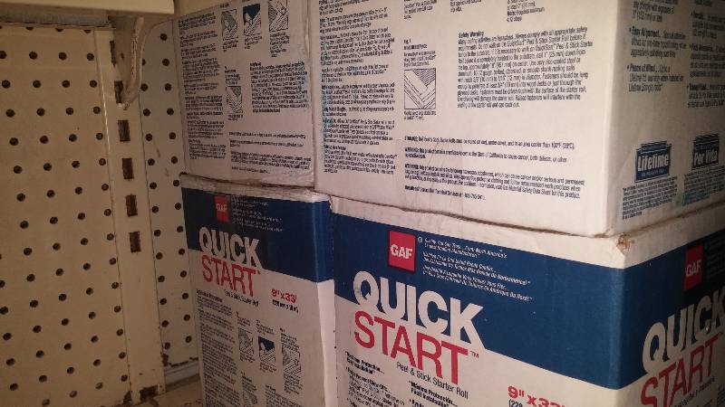 lot 26 image: GAF Roofing System - QuickStart Peel and Stick Starter Roll - 4 Boxes