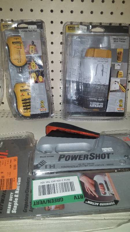 lot 38 image: Power Shot Stapler, Cable Test Plus, Lan Tracker