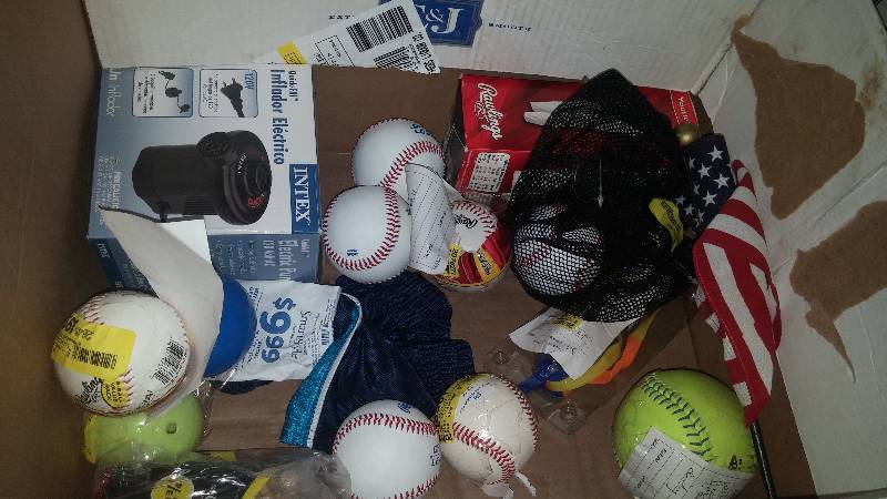 lot 61 image: Misc. Sports Stuff