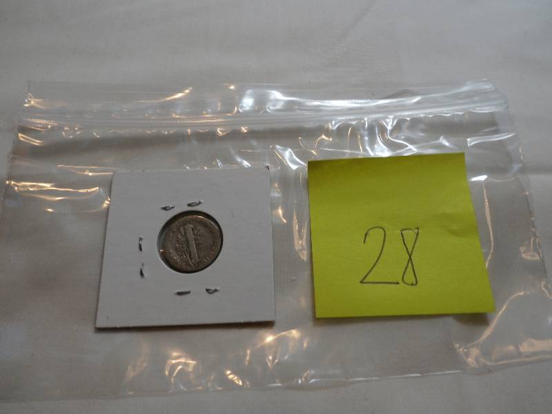 1928  Mercury Dime