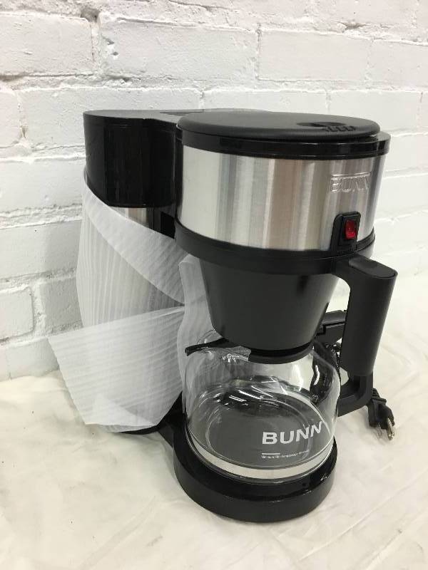 lot 10 image: BUNN NHS Velocity Brew 10-Cup Home Coffee Brewer  retail $94