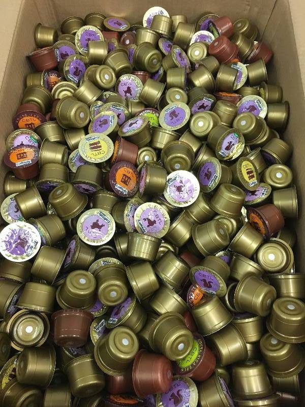 lot 29 image: large box of cbtl coffee over 200 pods