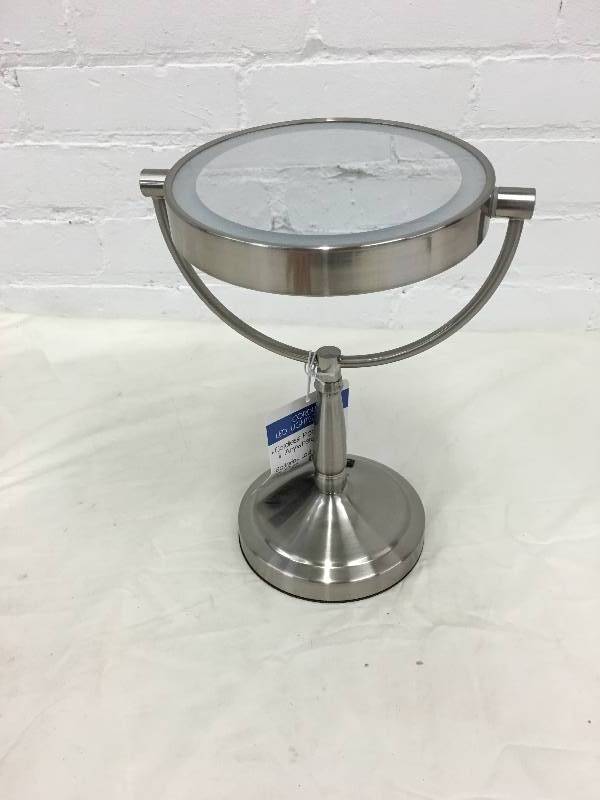 lot 70 image: Zadro Two-sided swivel vanity mirror 1X & 10X magnification