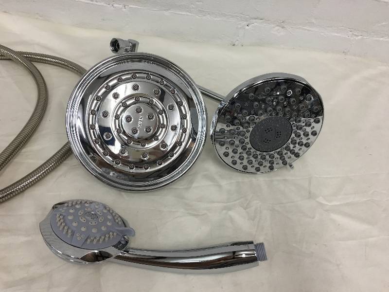 lot 93 image: 2 shower heads and hand sprayer