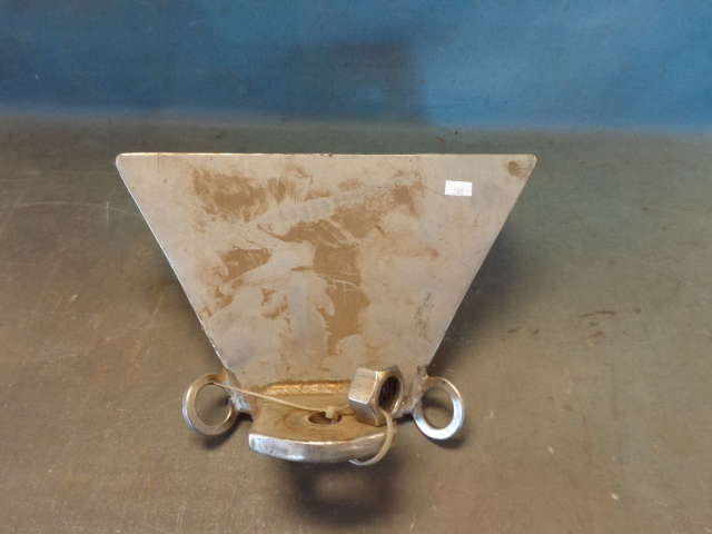 lot 43 image: Stainless Steel Hitch Mount With Chain Holes