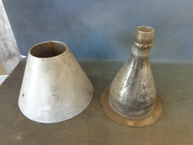 lot 61 image: Stainless Steel Cone & Barrel Funnel
