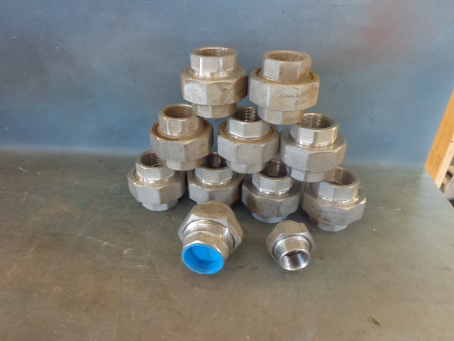 lot 63 image: Stainless Steel Pipe Fittings & Unions