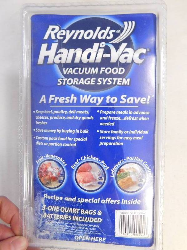 Reynolds Handi-Vac Vacuum Food Storage System
