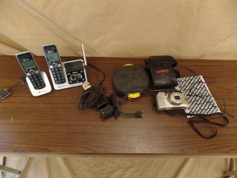 Pentax 35 mm Camera and Phones