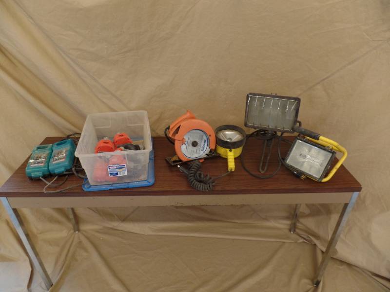 12 Volt Spot Light and Makita Items