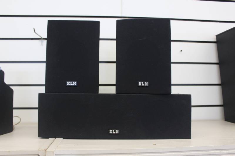 lot 67 image: Lot of (3) KLH Audio Systems LeftRightCenter Channel Loudspeaker