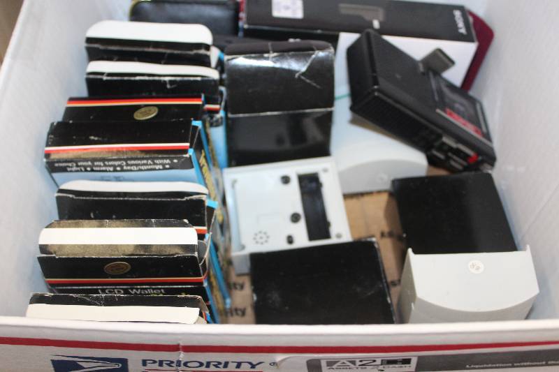 lot 115 image: Box Lot of Travel Clocks