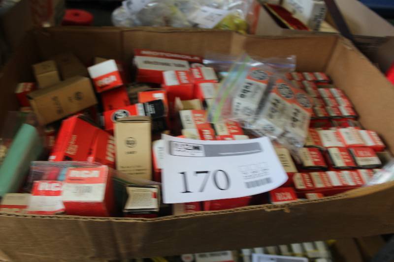 lot 170 image: Box Lot of Vintage GERCA Electronic Tubes