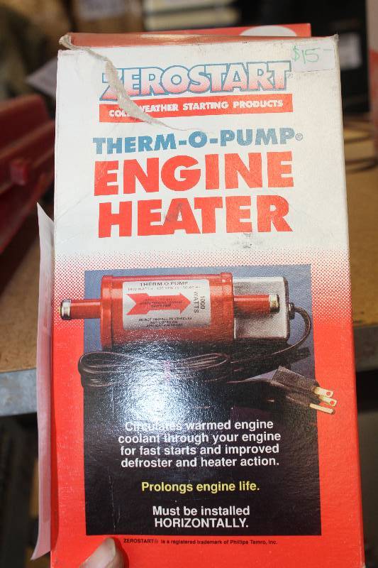 lot 190 image: Zerostart Therm-o-pump 1000W Engine Heater