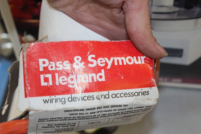 lot 202 image: Pass & Seymour Legrand 220V Wiring Device and Accessories