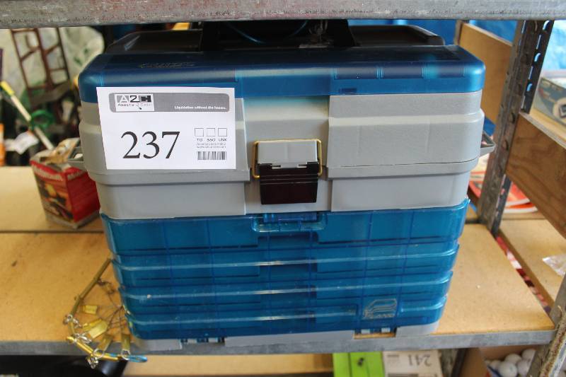 lot 237 image: Fishing Tackle Box w Tackle