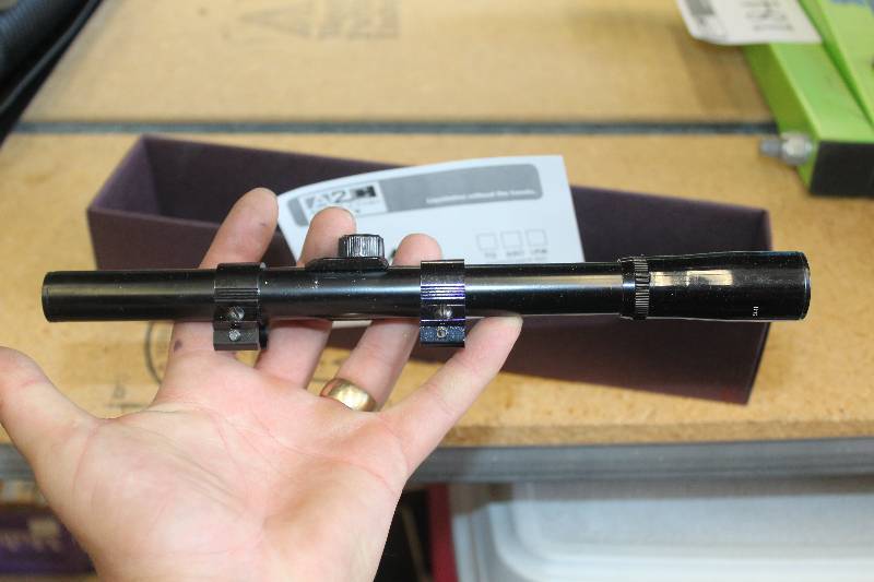 lot 244 image: Glenfield 4x15 Opti-Centered Coated Gun Scope