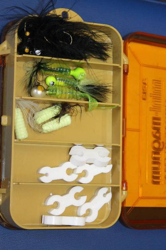 lot 218 image: Double-Sided Organizer Box of Fishing Lures