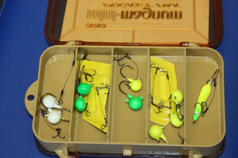 lot 219 image: Double-Sided Organizer Box of Fishing Lures