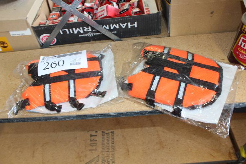 lot 260 image: Lot of (2) Doggie XXS Swim Vests