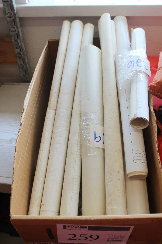 lot 259 image: Box Lot of Vintage U.S. Army Maps