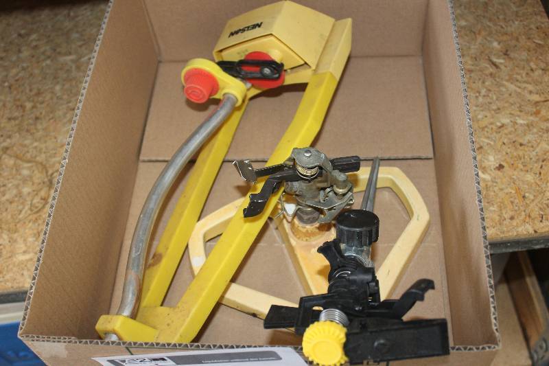 lot 298 image: Box Lot of Yard Water Sprinklers