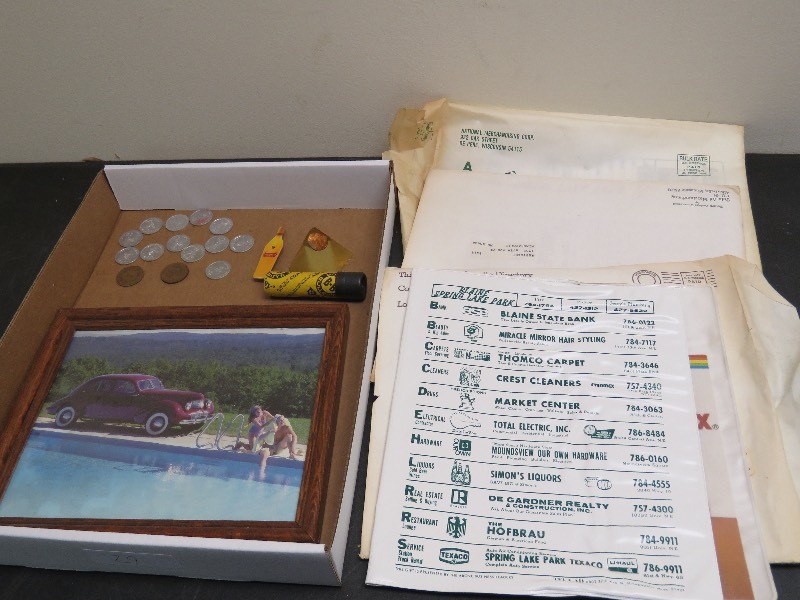 lot 29 image: Vintage country kitchen tokens plus