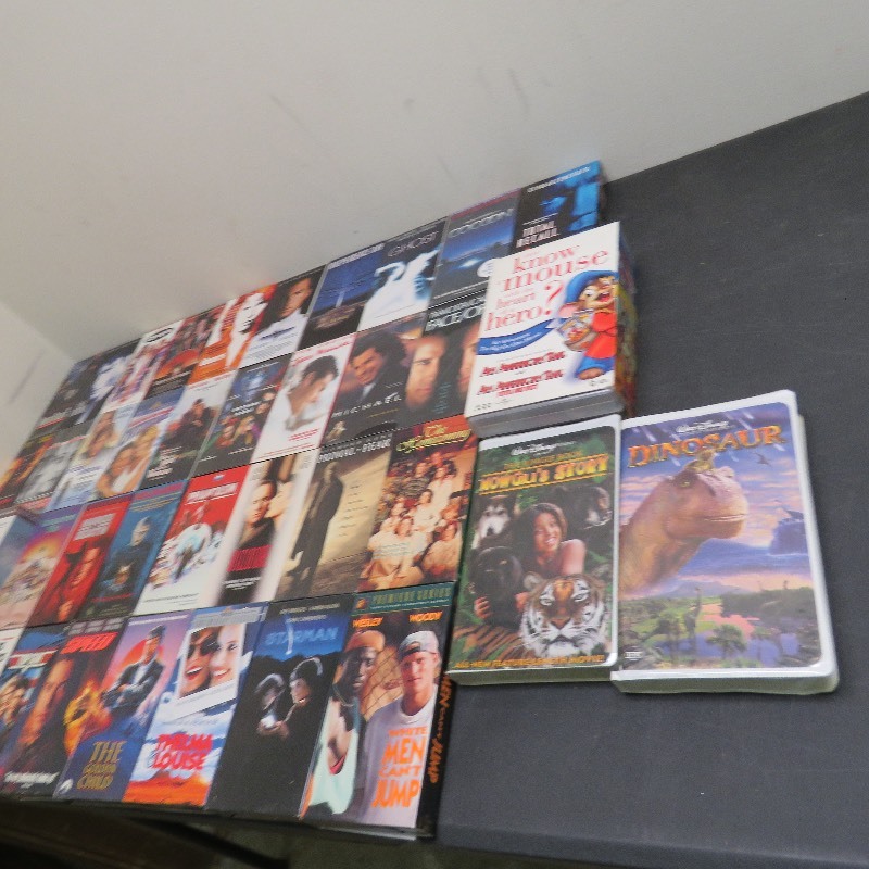 lot 140 image: VHS movies