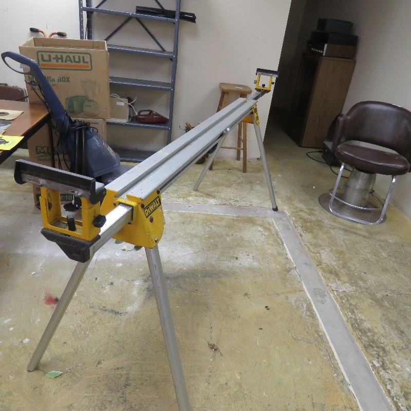 lot 153 image: Dewalt Miter Saw Stand