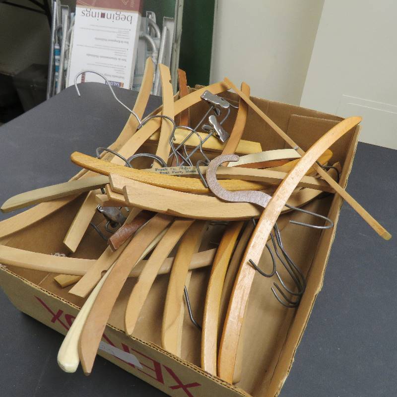 lot 196 image: Wooden Hangers