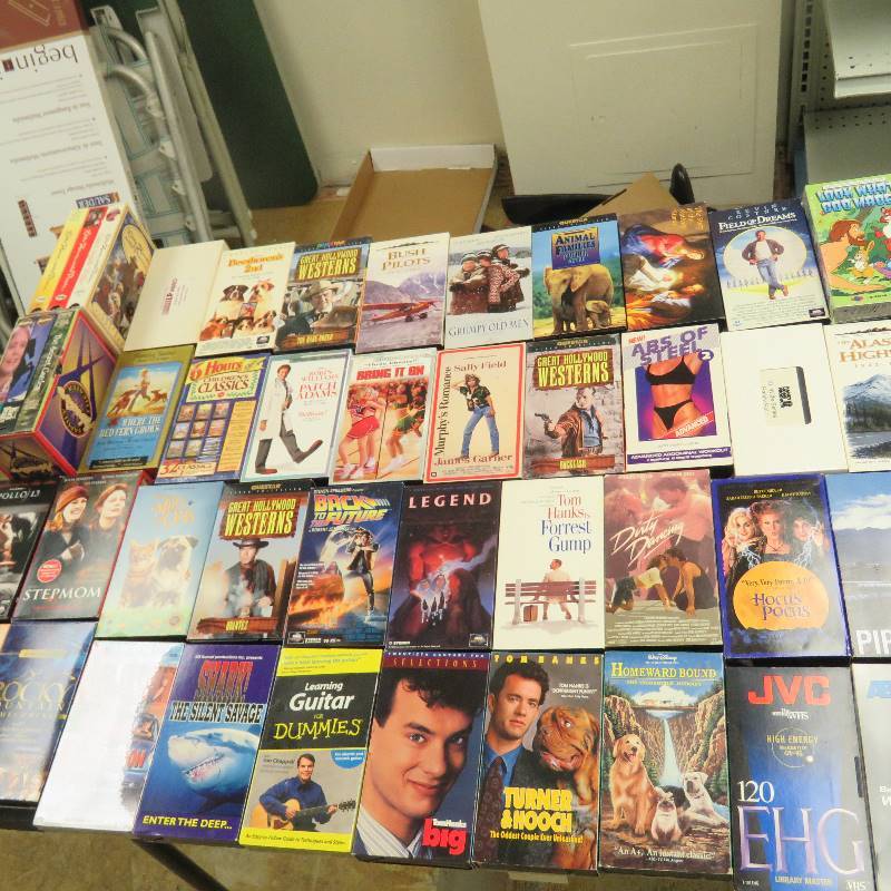 lot 215 image: VHS movies