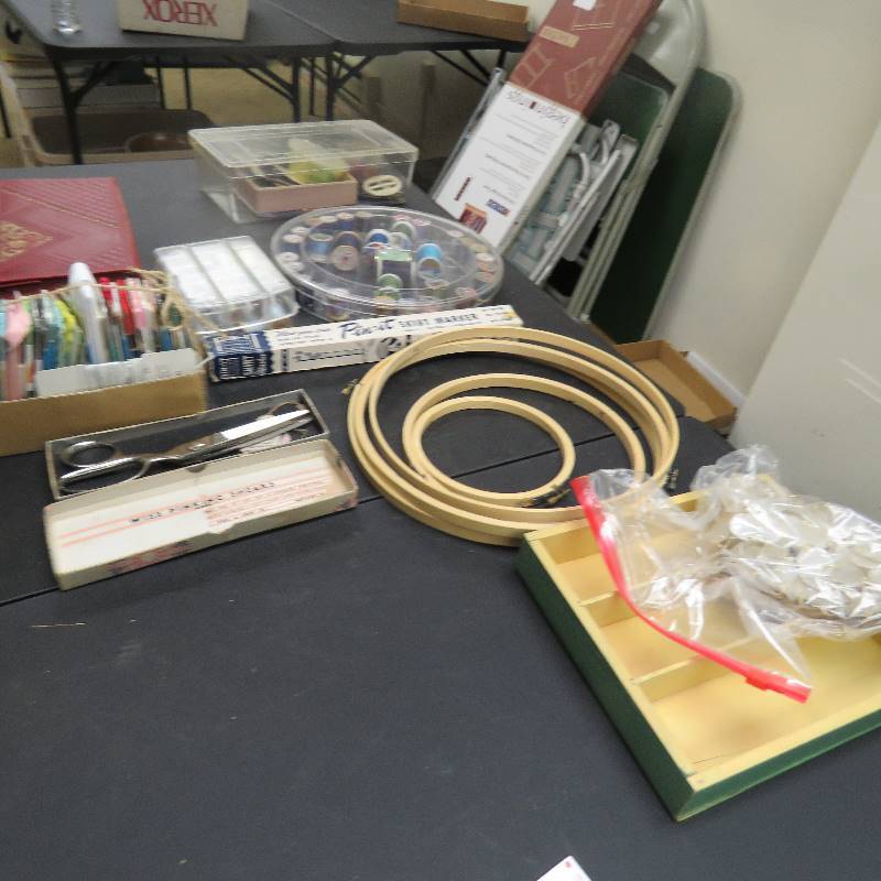 lot 255 image: Sewing lot