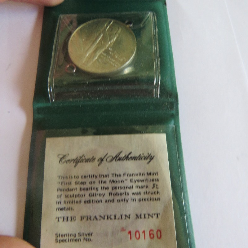 lot 270 image: First Step on the Moon Pendant