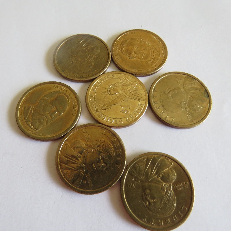 lot 272 image: Dollar Coins