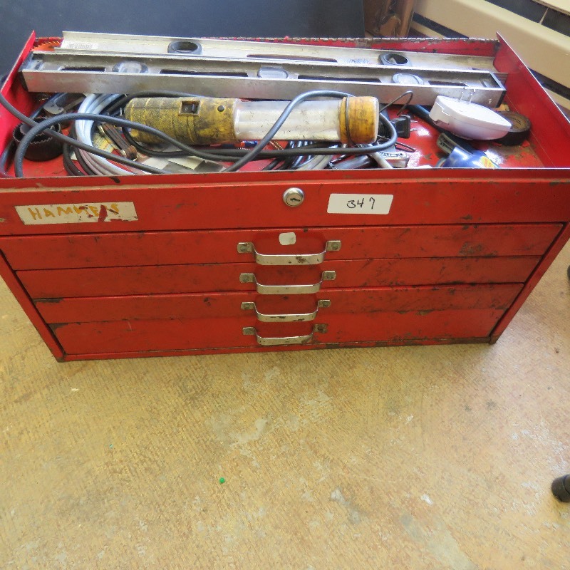 lot 347 image: Large tool box