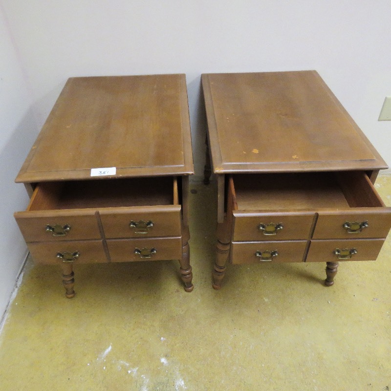 lot 351 image: End Tables