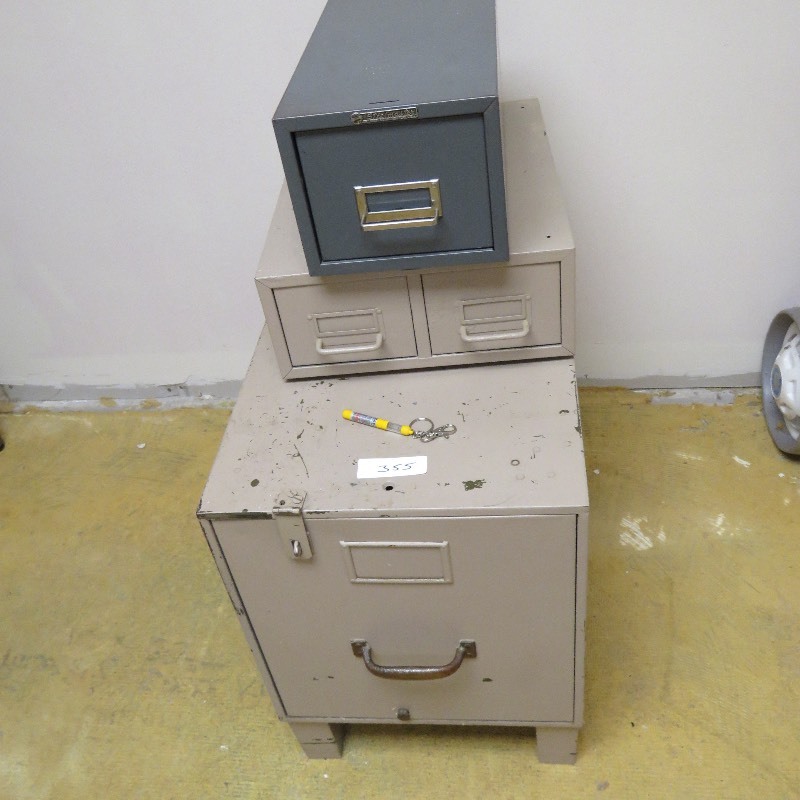lot 355 image: File cabinets