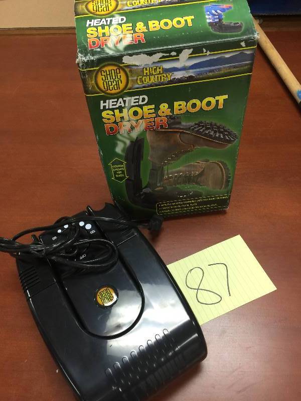 lot 87 image: Heated Shoe & Boot Dryer